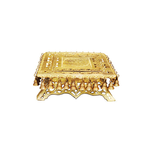 Brass Stool For God Idol Statue 10.76Kg